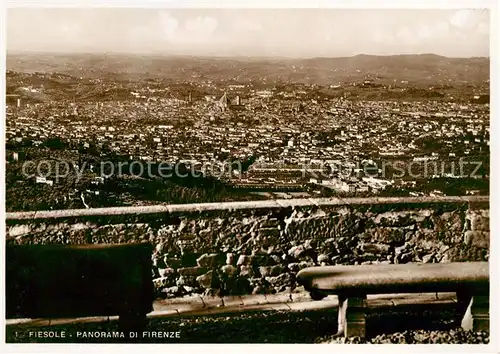 AK / Ansichtskarte Fiesole Panorama di Firenze Fiesole