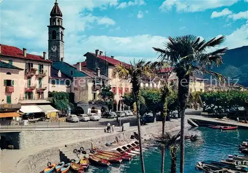 AK / Ansichtskarte Ascona_Lago_Maggiore La Piazza Ascona_Lago_Maggiore