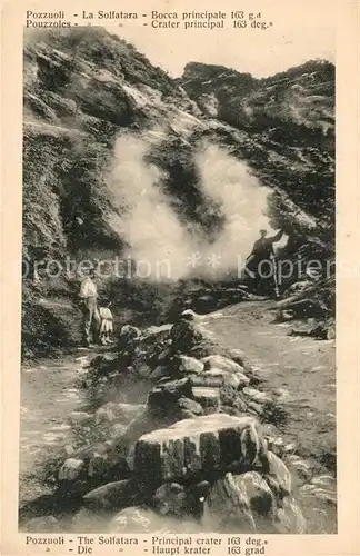 AK / Ansichtskarte Pozzuoli Solfatara principal crater Vulkankrater Natur Pozzuoli