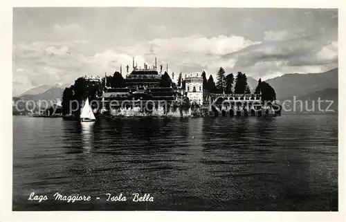 AK / Ansichtskarte Isola_Bella_Lago_Maggiore Panorama Isola_Bella_Lago_Maggiore