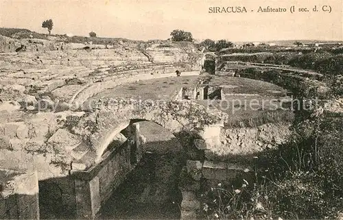 AK / Ansichtskarte Siracusa Anfiteatro Romano Siracusa