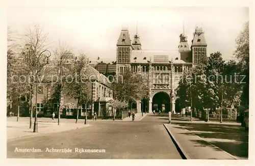 AK / Ansichtskarte Amsterdam_Niederlande Achterzijde Rijksmuseum Amsterdam_Niederlande