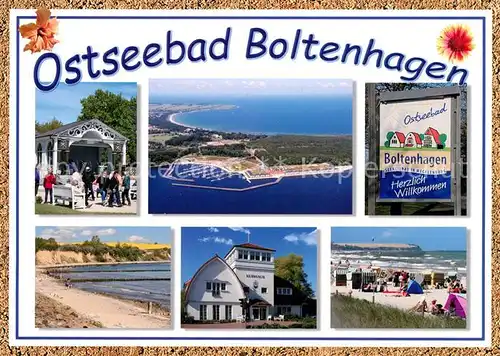 AK / Ansichtskarte Boltenhagen_Ostseebad Strand Kurhaus Konzerthalle Boltenhagen_Ostseebad