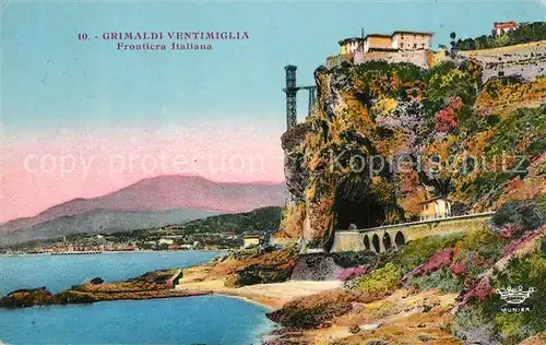 AK / Ansichtskarte Grimaldi_di_Ventimiglia Frontiera Italiana Grimaldi_di_Ventimiglia