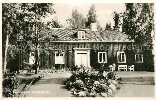 AK / Ansichtskarte Gaevle Furuviks park Kaptensgarden Gaevle