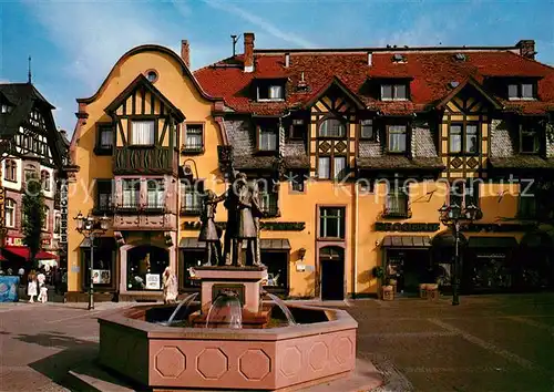 AK / Ansichtskarte Bad_Homburg Marktplatz Laternenbrunnen Bad_Homburg