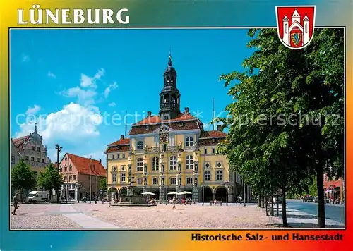 AK / Ansichtskarte Lueneburg Rathaus Barocke Schaufront Lueneburg