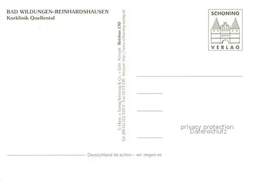 AK / Ansichtskarte Reinhardshausen Fliegeraufnahme Kurklinik Quellental Reinhardshausen