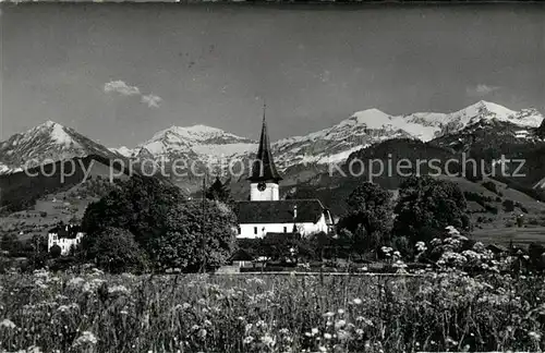 AK / Ansichtskarte Aeschi_BE Morgenberghorn Schwalmern Dreispitz Aeschi_BE