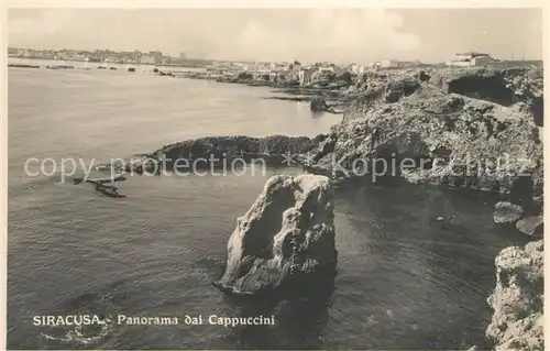 AK / Ansichtskarte Siracusa Panorama dei Cappuccini Siracusa