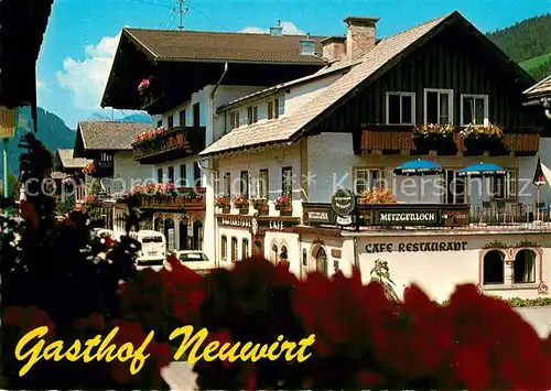 AK / Ansichtskarte Altenmarkt_Pongau Gasthof Neuwirt Bauernstube Cafe Restaurant Altenmarkt Pongau