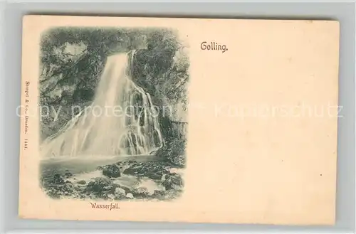 AK / Ansichtskarte Golling_Salzach Wasserfall Golling Salzach