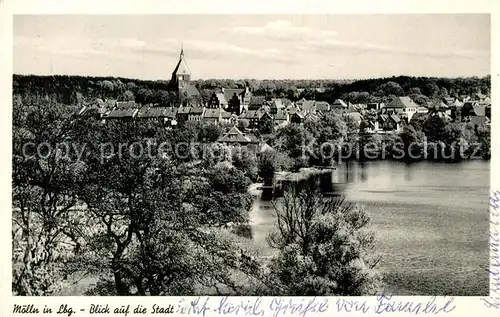 AK / Ansichtskarte Moelln_Lauenburg Stadtblick Moelln_Lauenburg