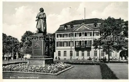 AK / Ansichtskarte Bonn_Rhein Beethovendenkmal Bonn_Rhein