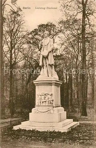 AK / Ansichtskarte Berlin Lortzing Denkmal Berlin