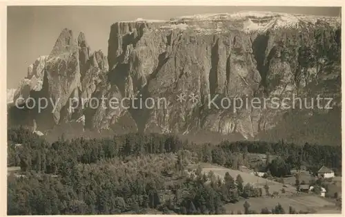 AK / Ansichtskarte Dolomiti Mt Sciliar dal Renon Dolomiti