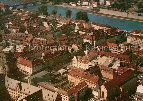 AK / Ansichtskarte Wuerzburg Fliegeraufnahme Franziskanerkloster Kirche  Wuerzburg