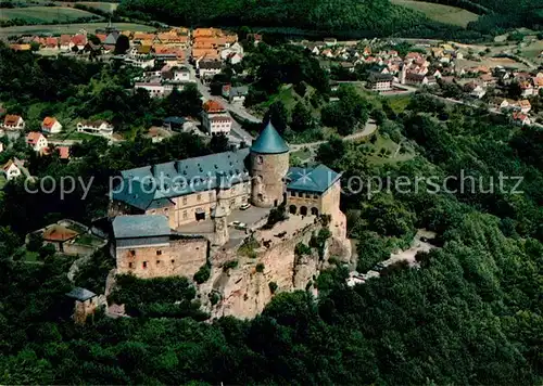 AK / Ansichtskarte Waldeck_Edersee Schloss Waldeck Fliegeraufnahme Waldeck Edersee