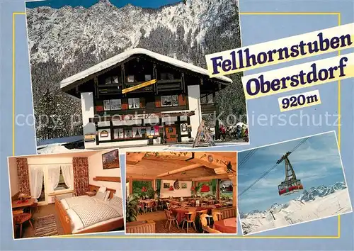 AK / Ansichtskarte Oberstdorf Fellhornstuben Luftseilbahn Oberstdorf