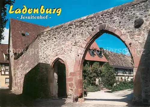 AK / Ansichtskarte Ladenburg Jesuitenhof Ladenburg