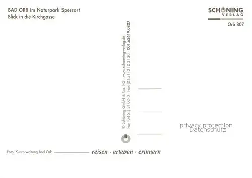 AK / Ansichtskarte Bad_Orb Kirchgasse  Bad_Orb