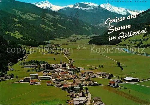 AK / Ansichtskarte Stumm_Zillertal Fliegeraufnahme  Stumm_Zillertal