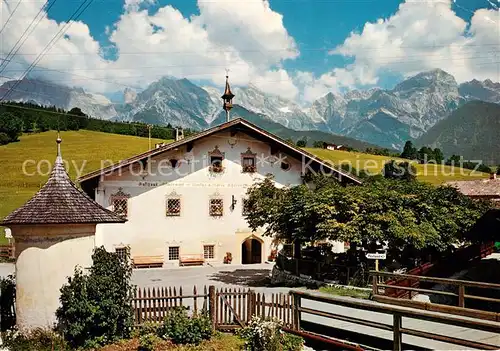 AK / Ansichtskarte Alm_Saalfelden Gasthaus Almerwirt Alm_Saalfelden