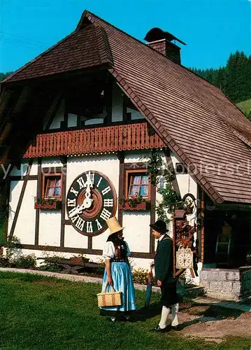 AK / Ansichtskarte Schonach_Schwarzwald Weltgroesste Kuckucksuhr Schonach Schwarzwald