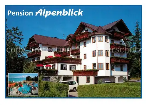 AK / Ansichtskarte Attersee Pension Alpenblick Attersee