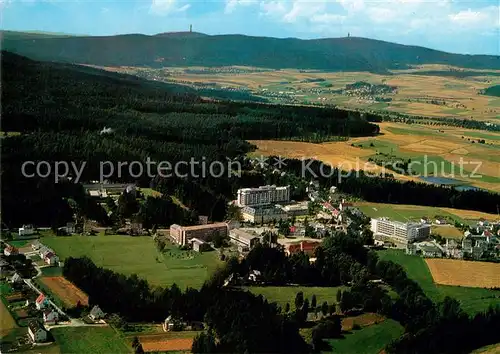 AK / Ansichtskarte Alexandersbad_Bad Fliegeraufnahme Ochsenkopf Schneeberg Alexandersbad_Bad