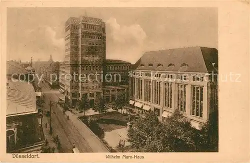 AK / Ansichtskarte Duesseldorf Wilhelm Marx Haus Duesseldorf