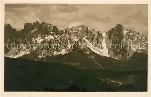 AK / Ansichtskarte Dolomiti Gruppo del Latemar Renon presso Bolzano Dolomiti