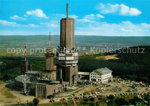 AK / Ansichtskarte Grosser_Feldberg_Taunus Fernmeldeturm Fliegeraufnahme Grosser_Feldberg_Taunus