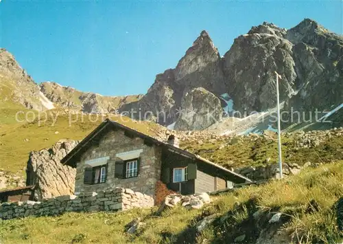 AK / Ansichtskarte Klosters Serneus Fergenhuette SAC  Klosters Serneus