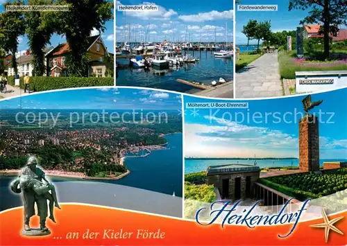 AK / Ansichtskarte Moeltenort Kuenstlermuseum Hafen U Boot Ehrenmal Foerdewanderweg Moeltenort
