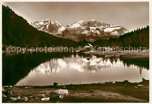 AK / Ansichtskarte Dolomiti_di_Brenta Madonna di Campiglio Lago di Nambino Dolomiti_di_Brenta