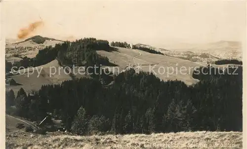 AK / Ansichtskarte Rehetobel Gupf mit Speicher und St Gallen Rehetobel