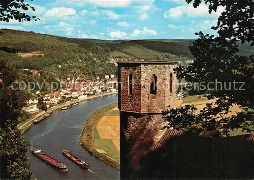 AK / Ansichtskarte Neckarsteinach Burg Schadeck  Neckarsteinach