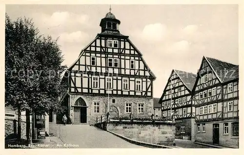 AK / Ansichtskarte Homberg_Efze Rathaus Homberg Efze