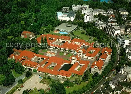 AK / Ansichtskarte Bad_Nauheim Fliegeraufnahme Sprudelhof  Bad_Nauheim