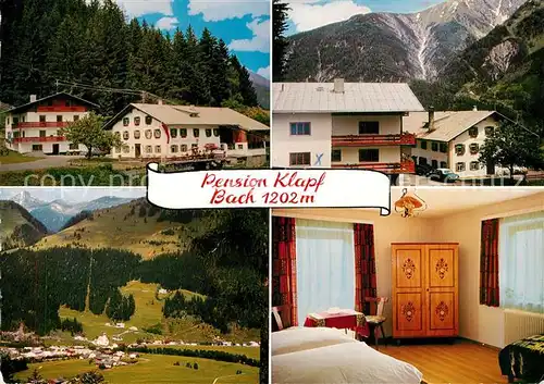 AK / Ansichtskarte Bach_Tirol Pension Klapf Bach_Tirol