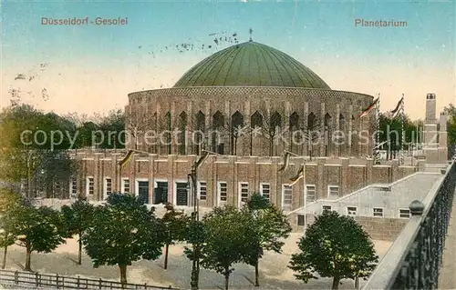 AK / Ansichtskarte Duesseldorf Gesolei Planetarium Duesseldorf