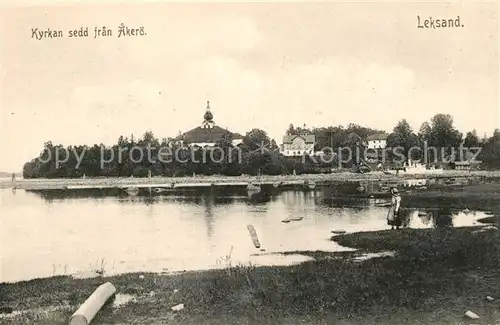 AK / Ansichtskarte Leksand Kyrkan Akeroe Leksand