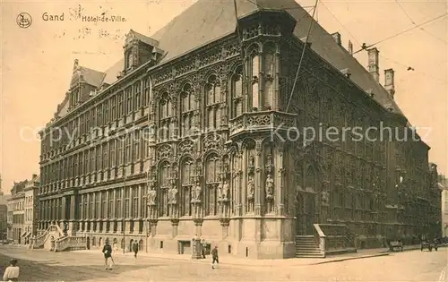 AK / Ansichtskarte Gand_Belgien Hotel de Ville Gand Belgien