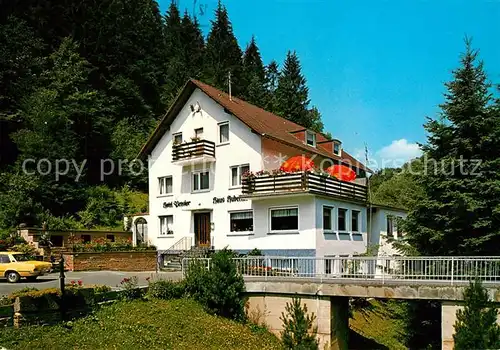 AK / Ansichtskarte Malberg_Eifel Hotel Pension Haus Hubertus Malberg Eifel