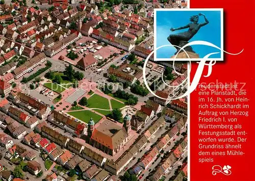 AK / Ansichtskarte Freudenstadt Fliegeraufnahme Denkmal Freudenstadt