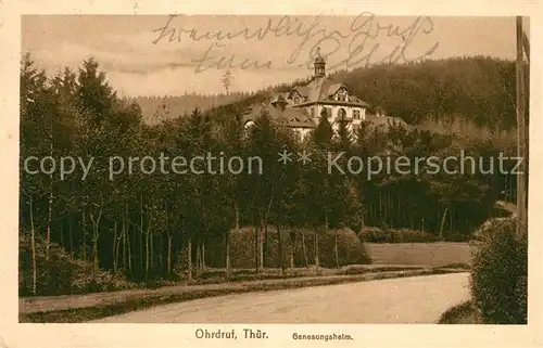 AK / Ansichtskarte Ohrdruf Genesungsheim Ohrdruf