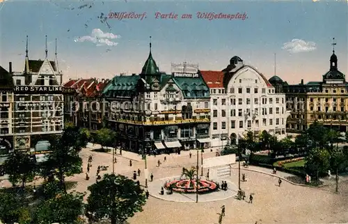 AK / Ansichtskarte Duesseldorf Partie am Wilhelmsplatz Duesseldorf