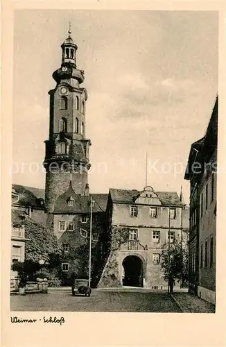 AK / Ansichtskarte Weimar_Thueringen Schloss Weimar Thueringen