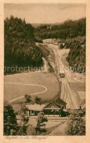 AK / Ansichtskarte Lichtenhain_Bergbahn Bergbahn Obstfelderschmiede Schwarzatal Lichtenhain Bergbahn